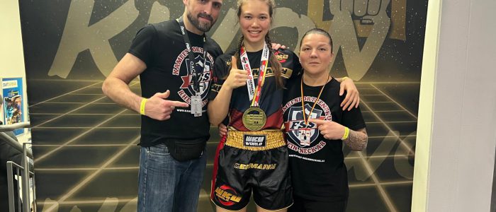 Kickbox-Weltmeisterin Pimmada Beune